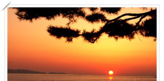 동막해변의 낙조