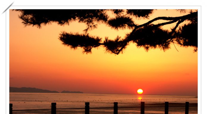 동막해변의 낙조