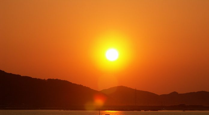 황청포구의 낙조