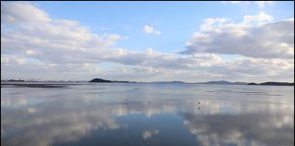 황산도의 가을바다