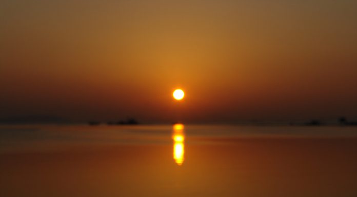 선두리 해변의 낙조