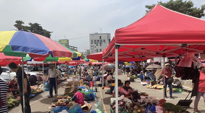 농민들과 직거래 강화 5일장