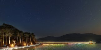 교동, 고구저수지에 야간경관 조명 설치