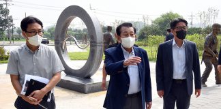 유천호 강화군수,‘강화호국공원 조성사업’현장 점검