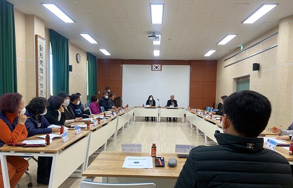 교동면 주민자치위원회, 주민 건의사항 청취 등 3월 월례회의 개최